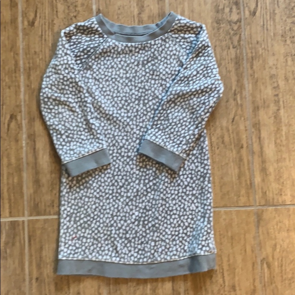 Gap velor cheetah print tunic